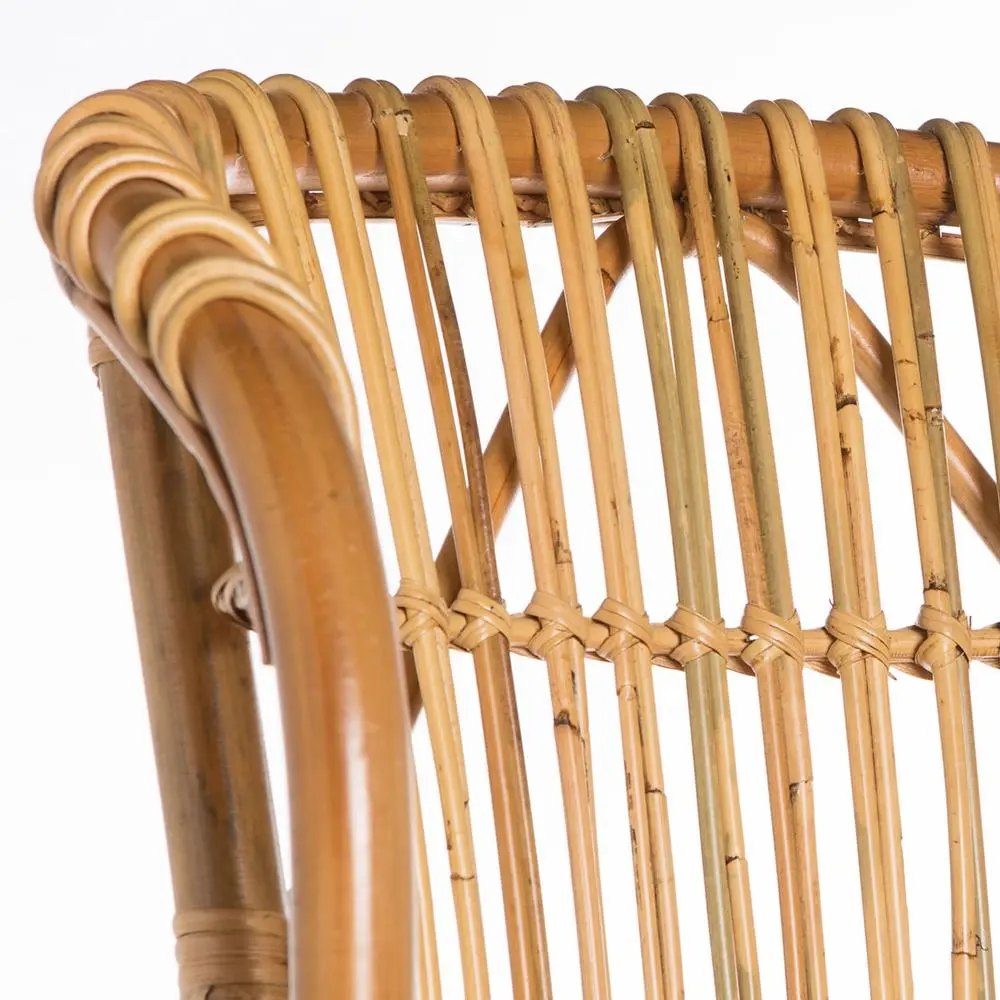 Bamboo Rattan Side Chair