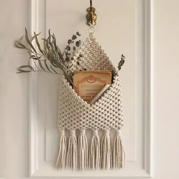 Macrame Wall Hanging Pocket