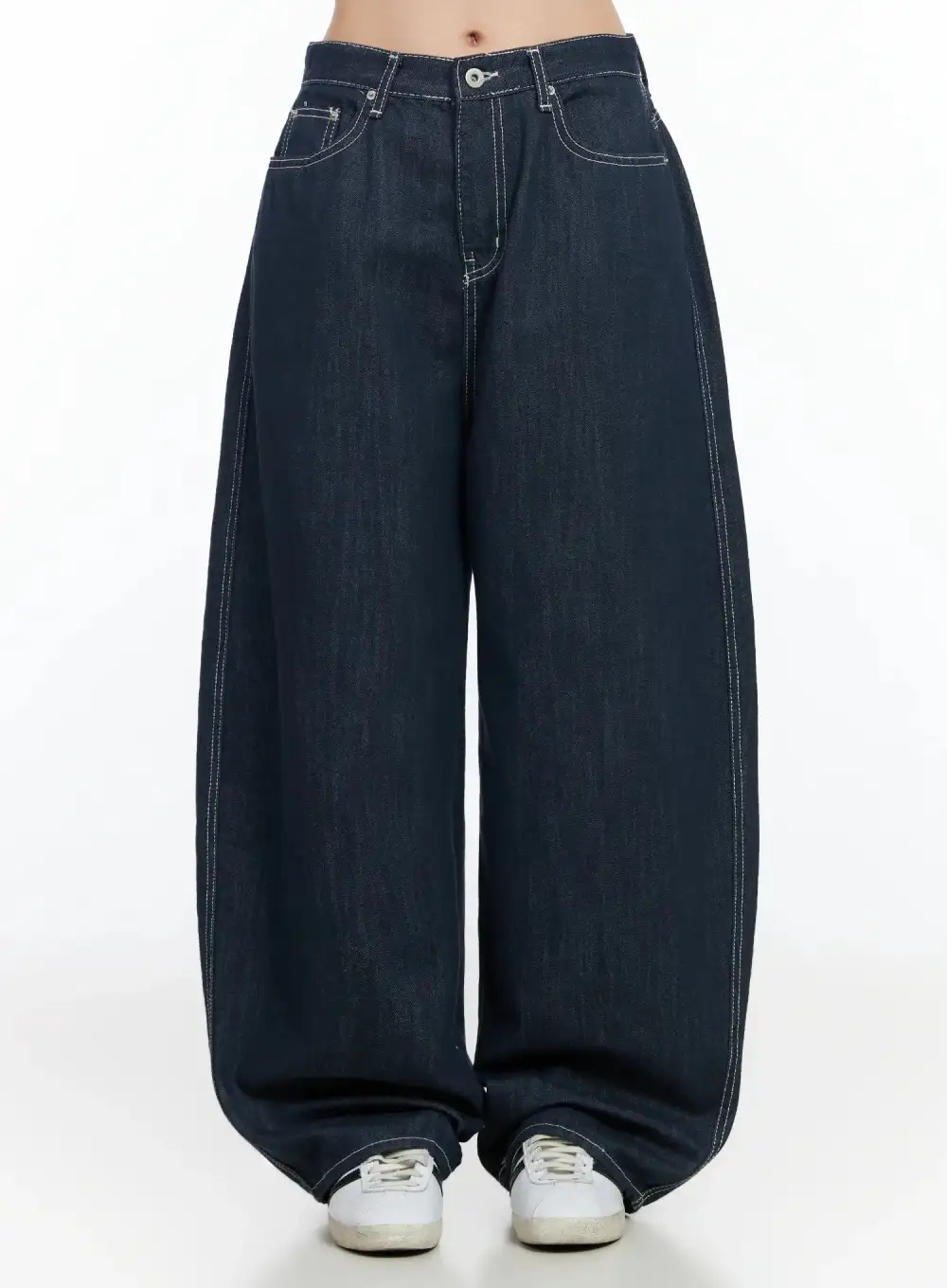 Semi-Balloon Denim Jeans