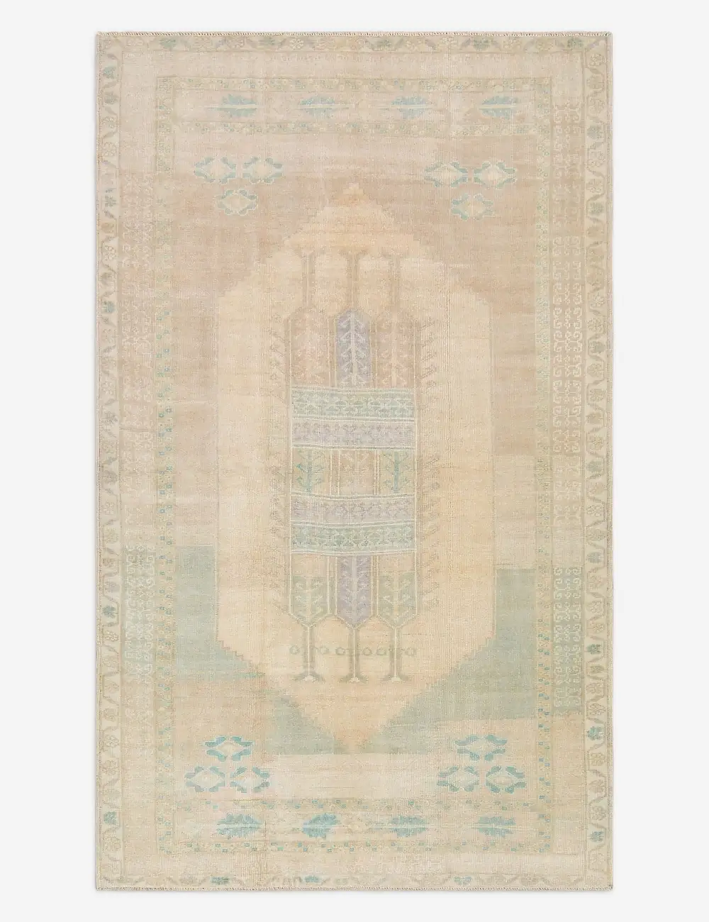 Warm Artisan Rich Turkish Inspired Hand Knotted Wool Area Rug