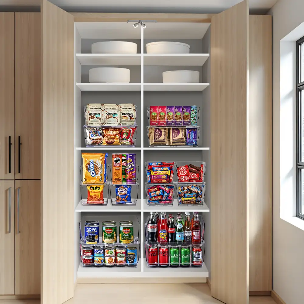 Open Front Storage Bins