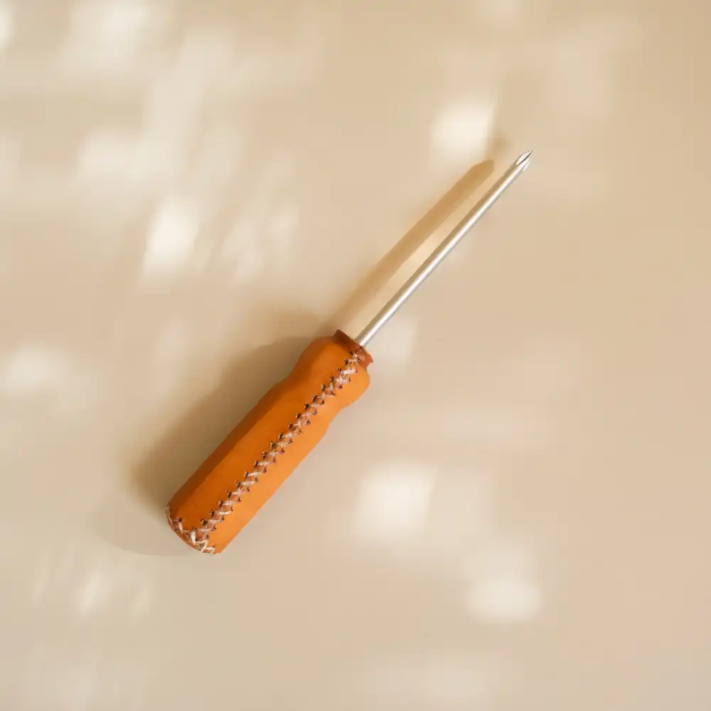 Leather Wrapped Screwdriver