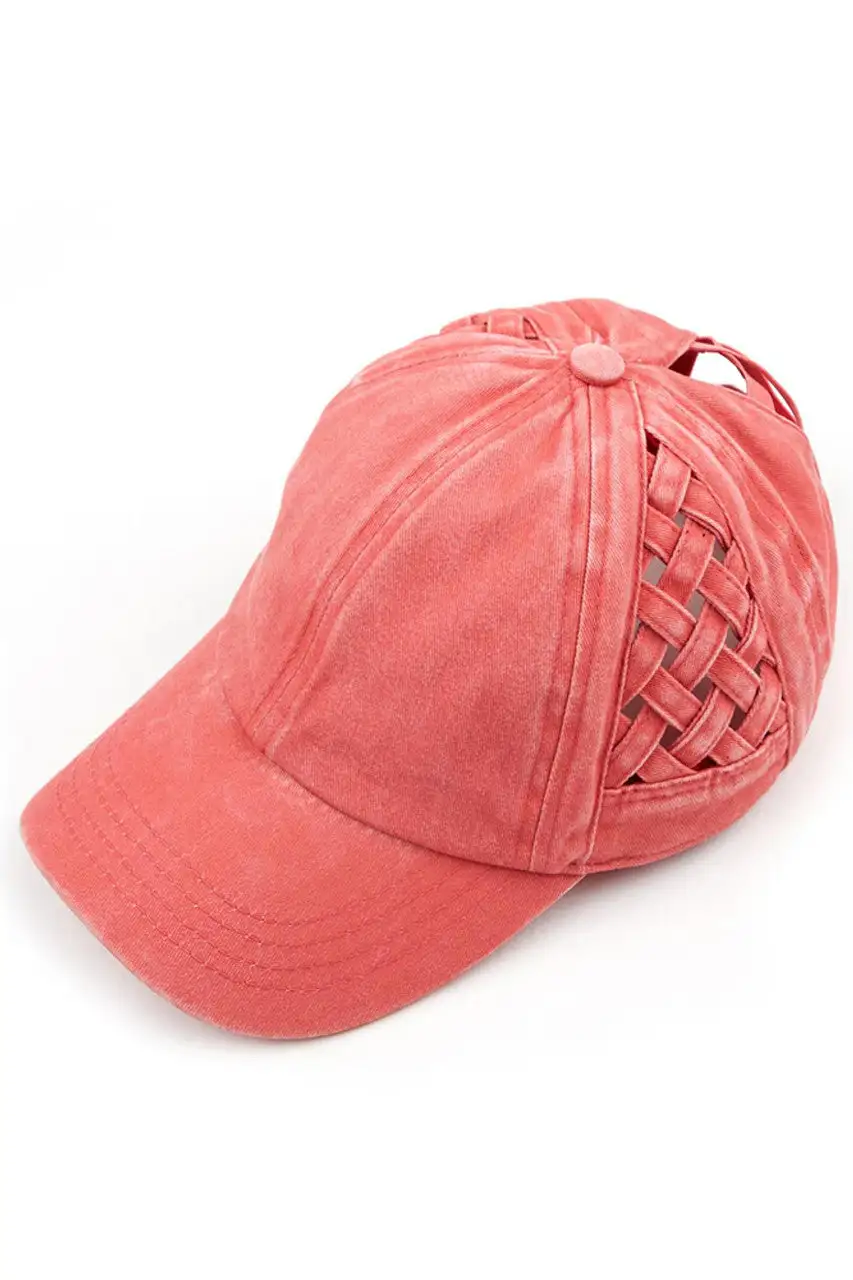 Weavon Basket Criss-cross Ponycap