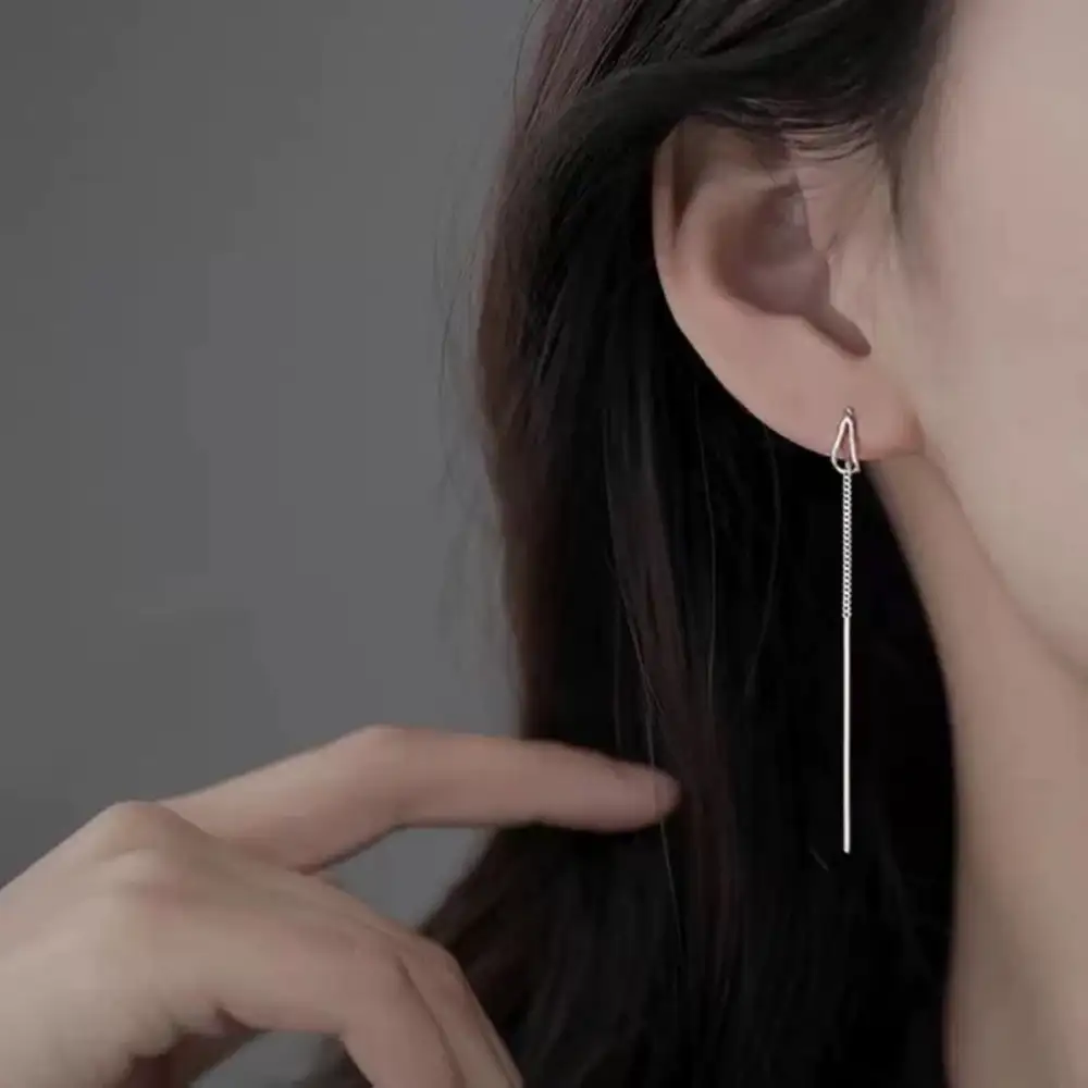 Women's Longline Chain Earrings