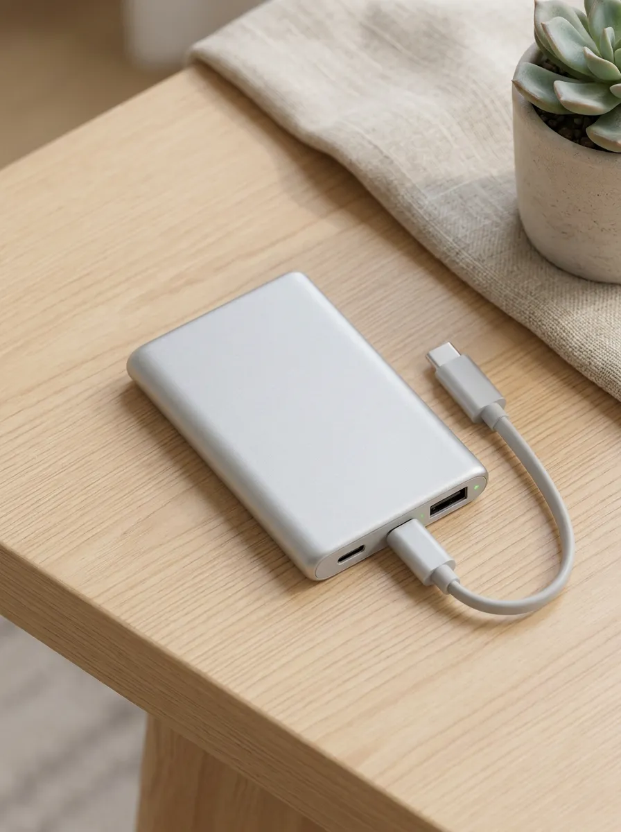 Silver Power Bank