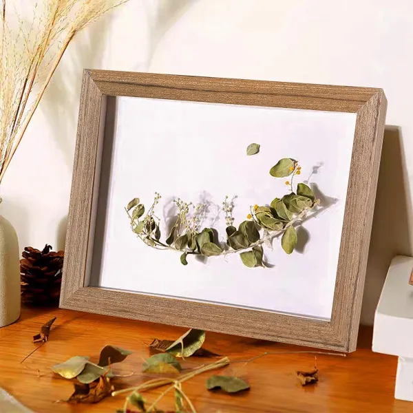 2 Pcs Wood Shadow Box Frame