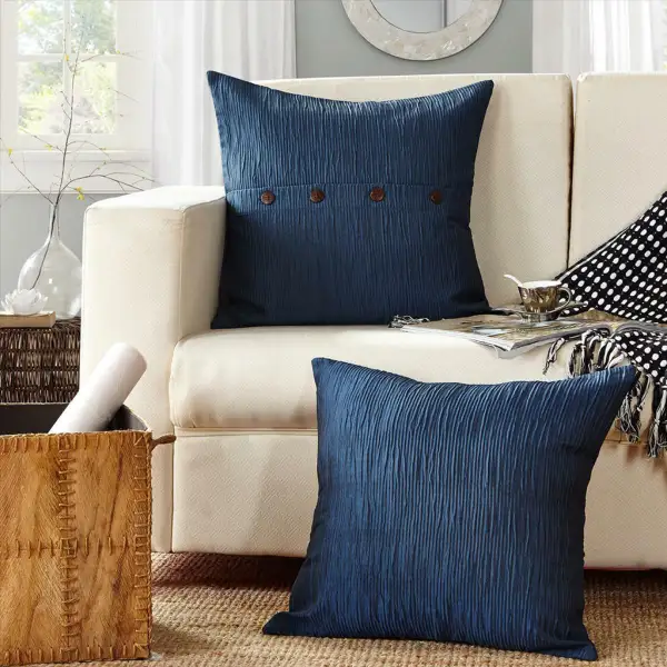 Seersucker Cushion Cover Set