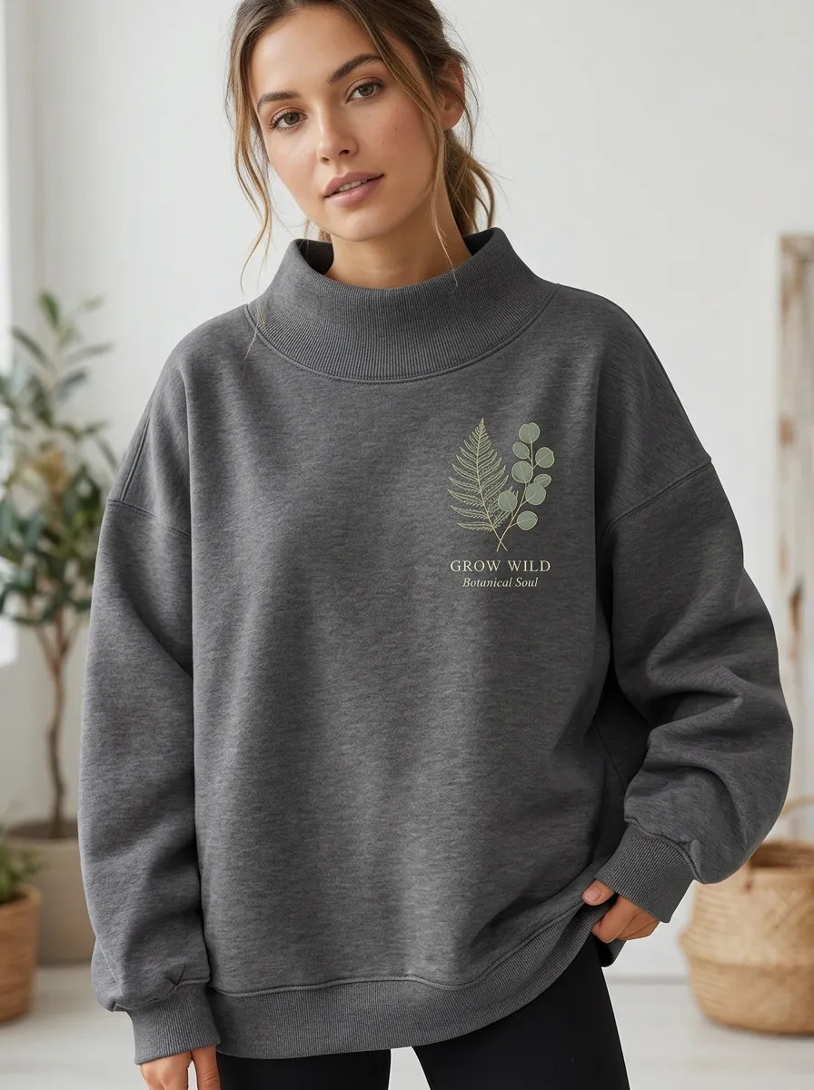 Nature Lover Grow Sweatshirt Modern