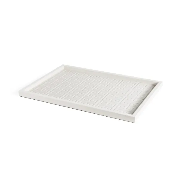 Embossed Leather Rectangular Tray