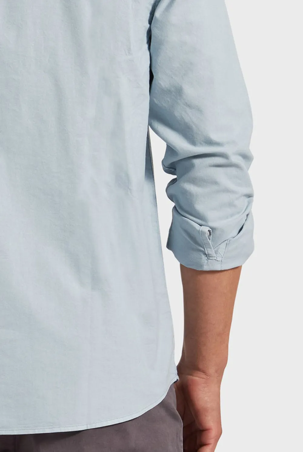 Vintage Oxford Shirt-Lavender stripe