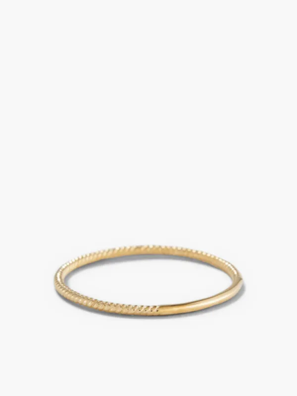 Textured Twist Ring