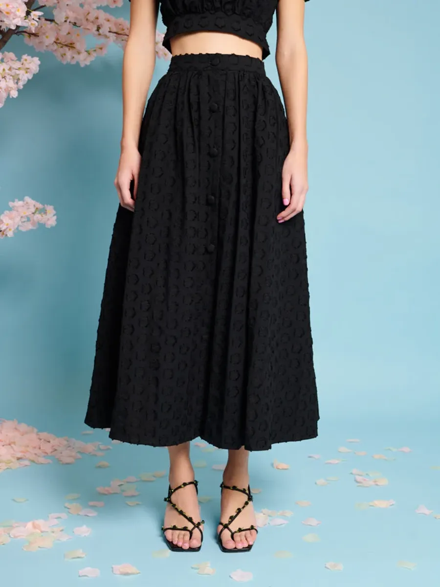 Jacquard Midi Skirt