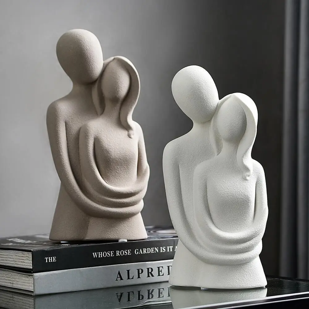 Slender Resin Figure Sculpture