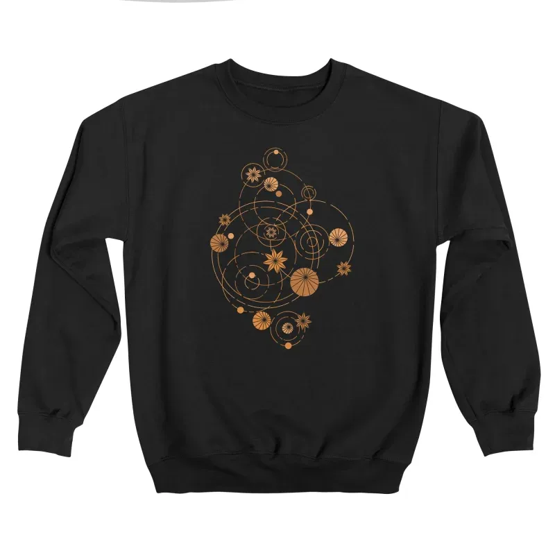 Artistic Geometric Floral Sweatshirt