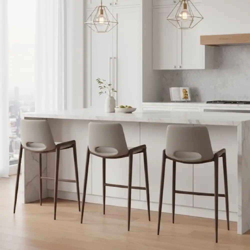 Dining Leather Bar Stool