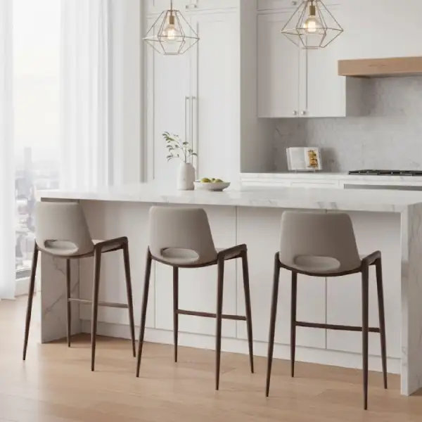 Dining Leather Bar Stool