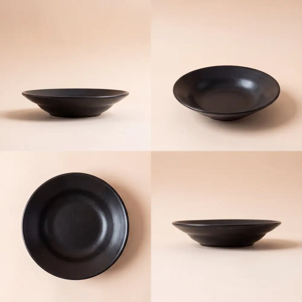 Essential Table Deep Ceramic Gravy Plate