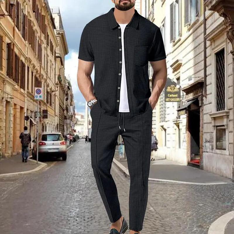 Button Shirt Set