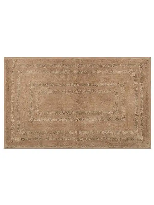 Textured Detail Cotton Bathroom Mat