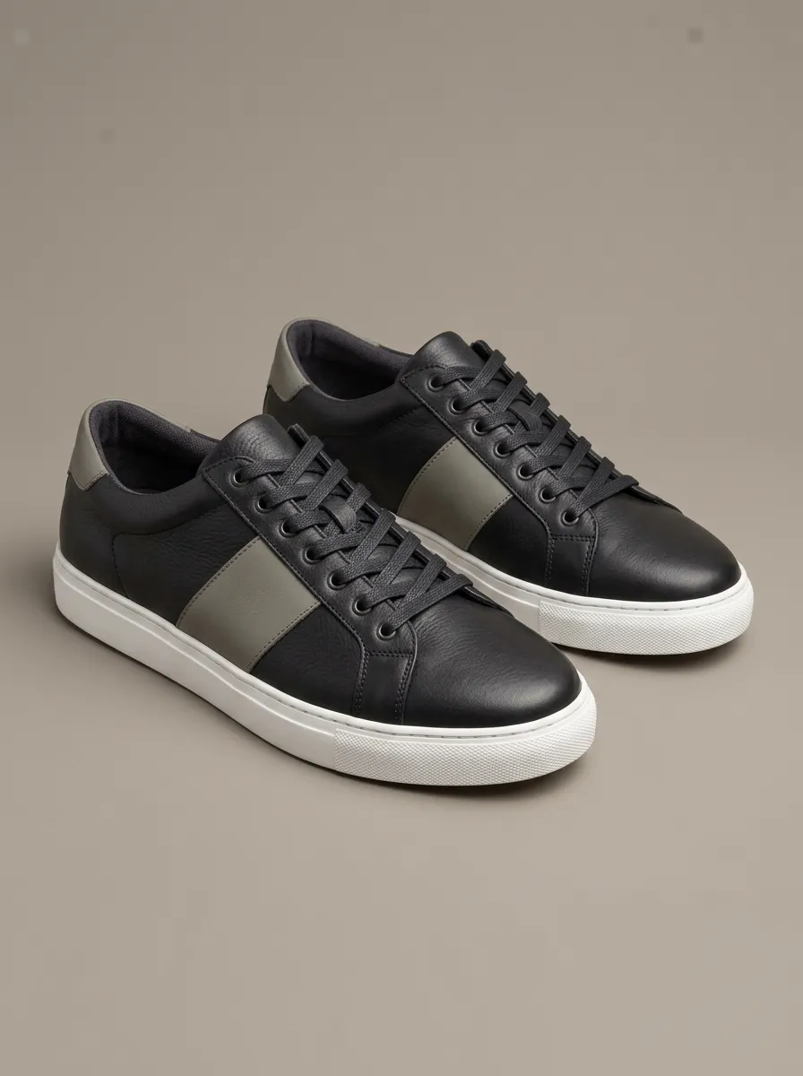 Men's Minimalist Striped Printed Casual Shoes