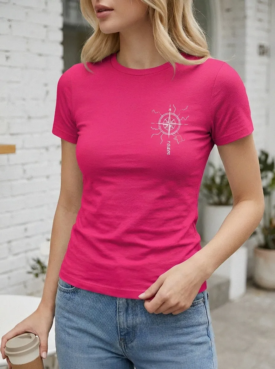 Travel Adventure Compass T-Shirt Classic