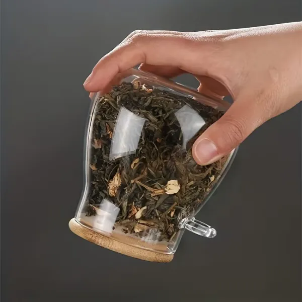 Glass Storage Jar with Bamboo Lid