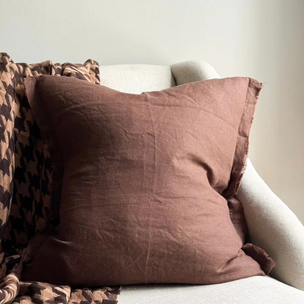 Soft Linen Accent Cushion