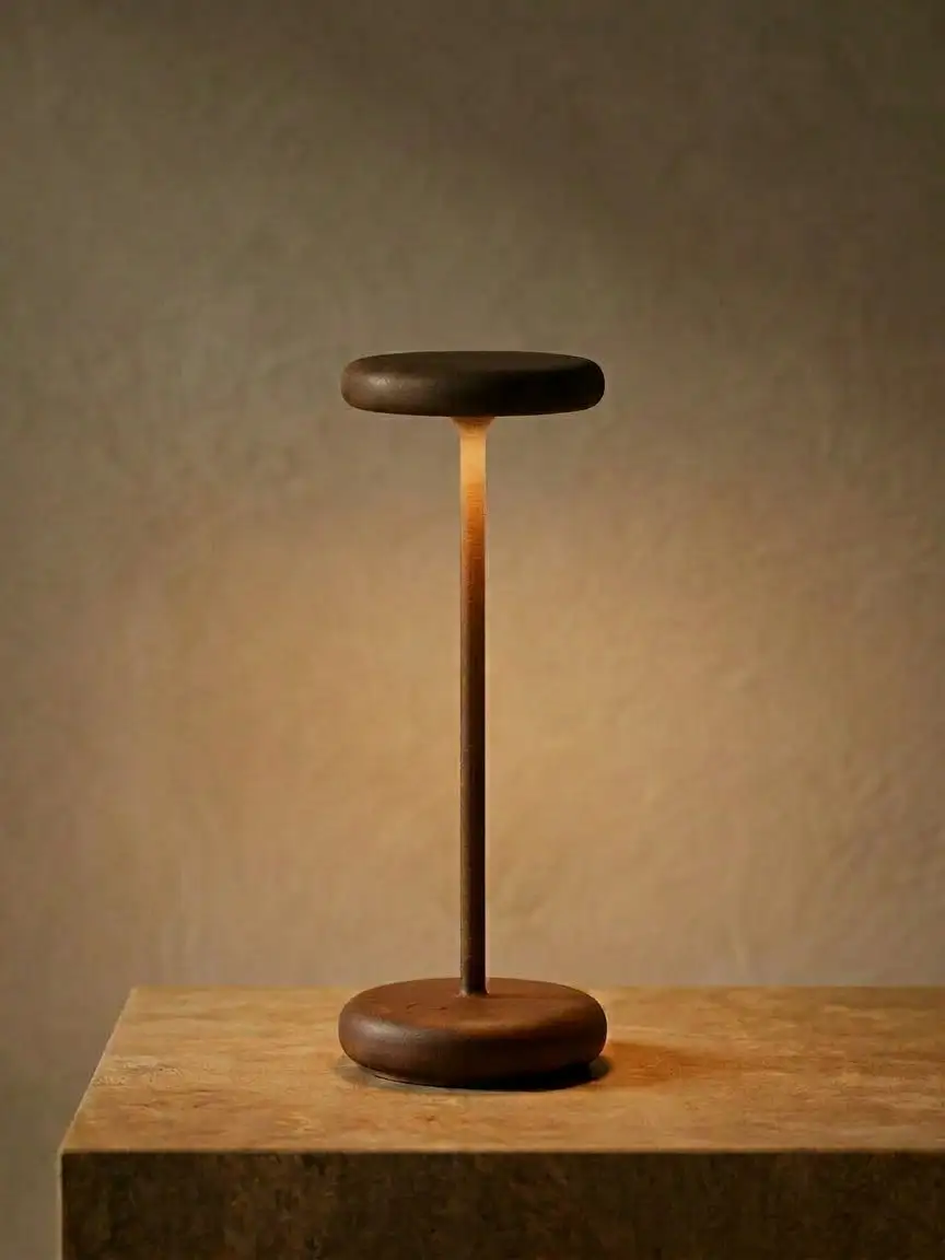 Rechargeable Round Decorative Table Lamp