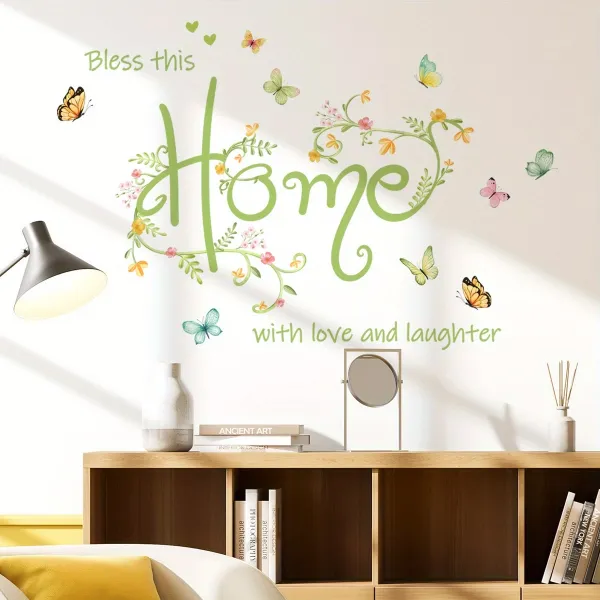 Floral Home Wall Decal