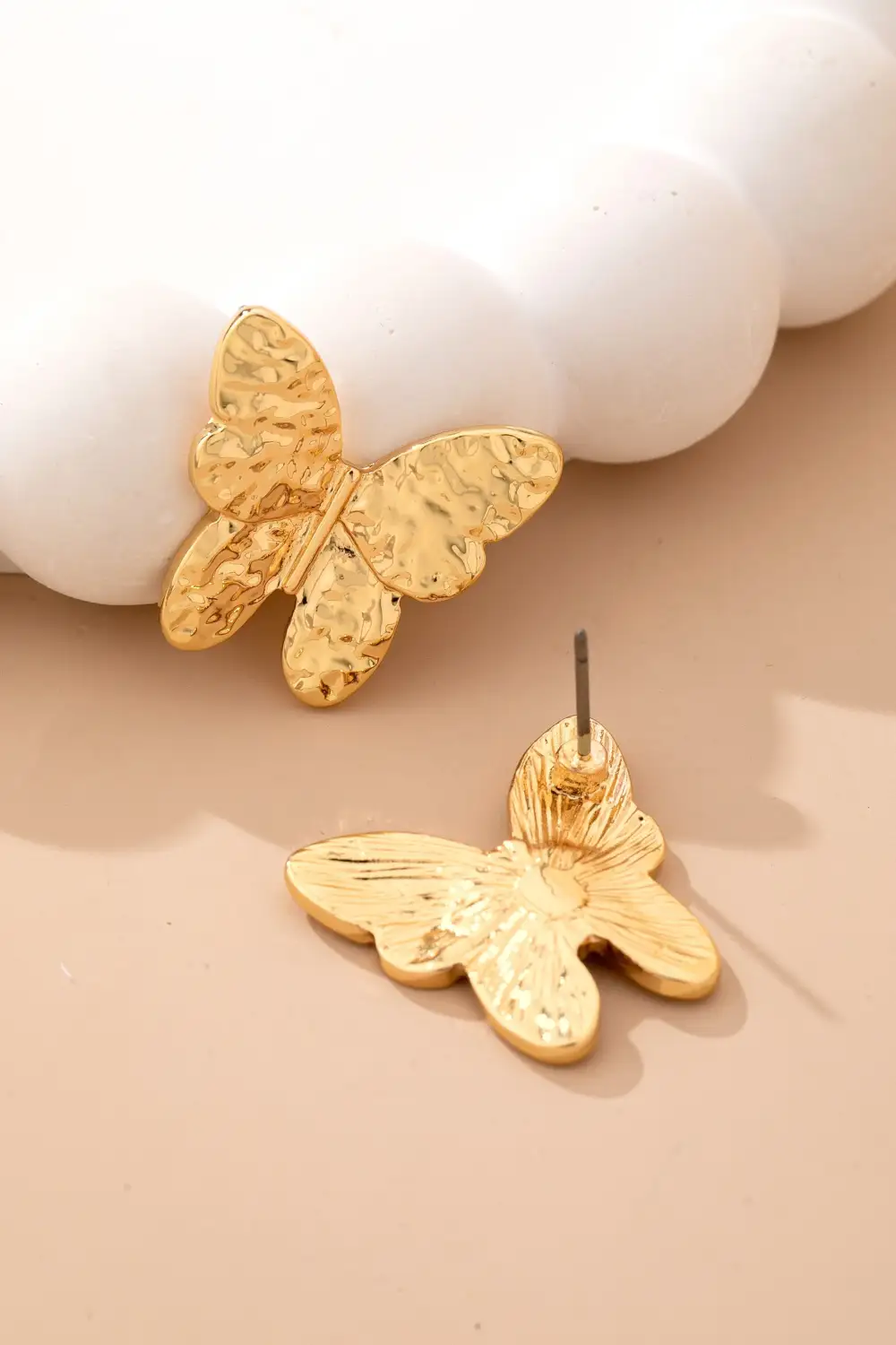 Textured Butterfly Stud arrings