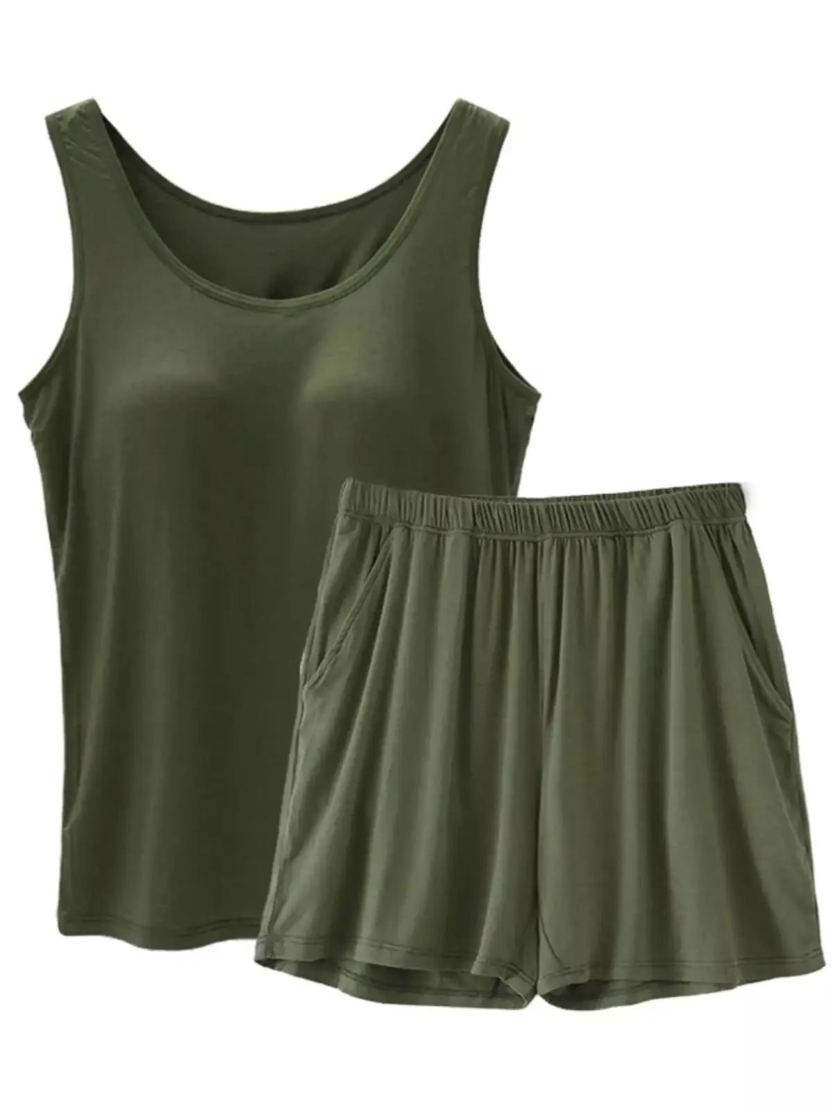 Refined Shorts Matching Set