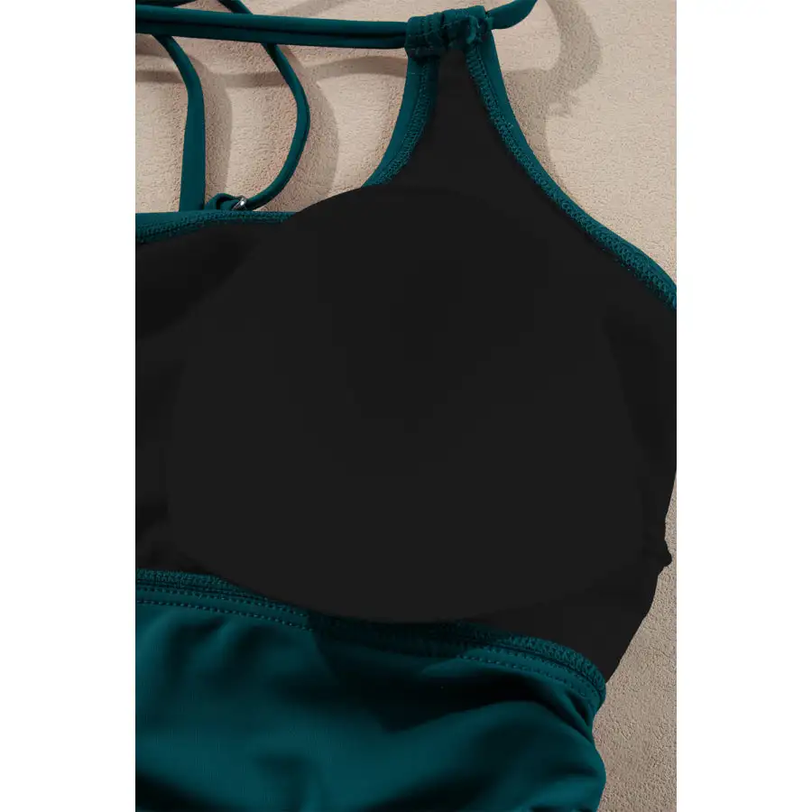 Women's Drawstring Tankini Set
