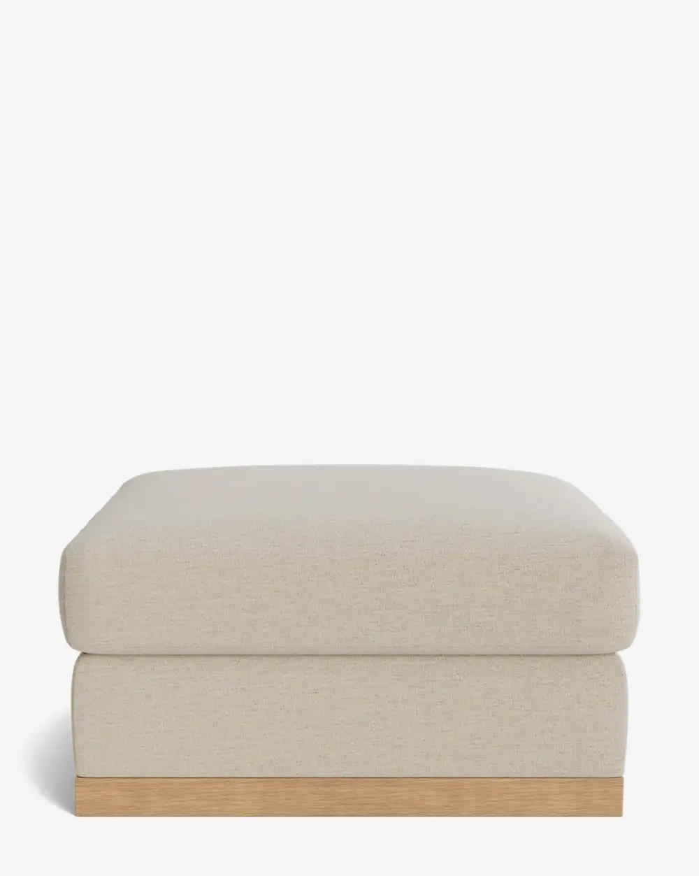 Modular Velvet Ottoman