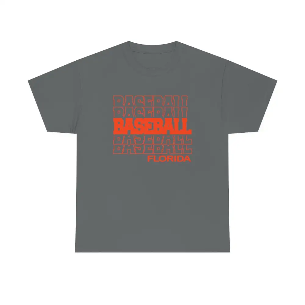 Baseball Florida in Modern Stacked Lettering