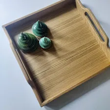 Handcrafted Oak Display Tray