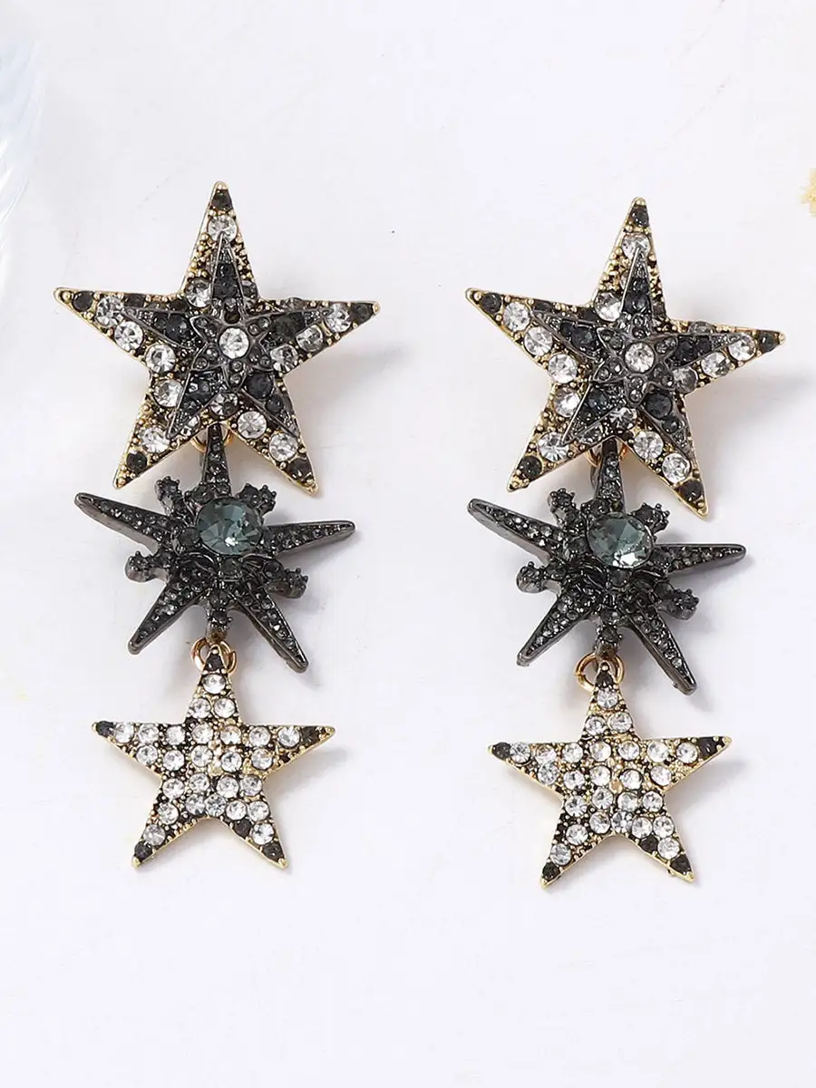 Balanced Artisan-Inspired Accent Earrings