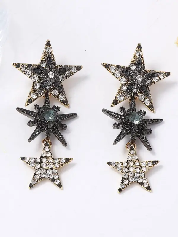 Balanced Artisan-Inspired Accent Earrings