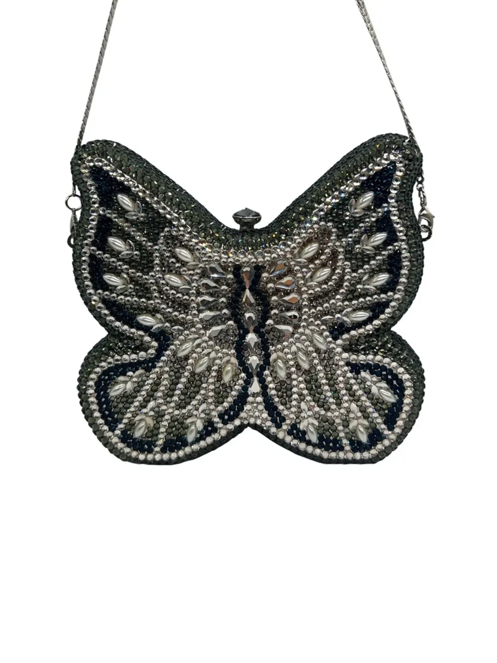 Kiera Rhinestone Butterfly Clutch