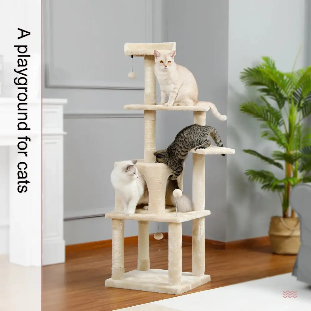 Comfortable Cat Climbing Tree Plush