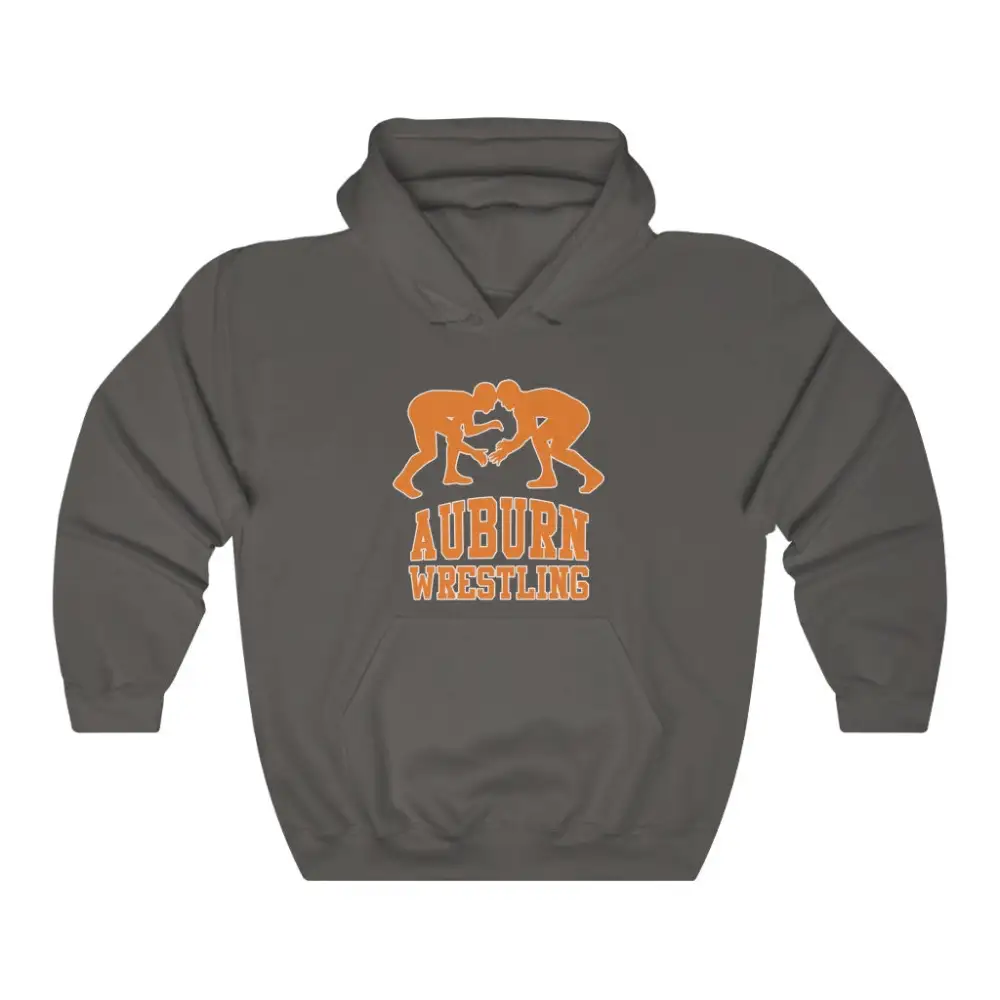 Relaxed Statement Print Wrestling Graphic Pullover Hoodie