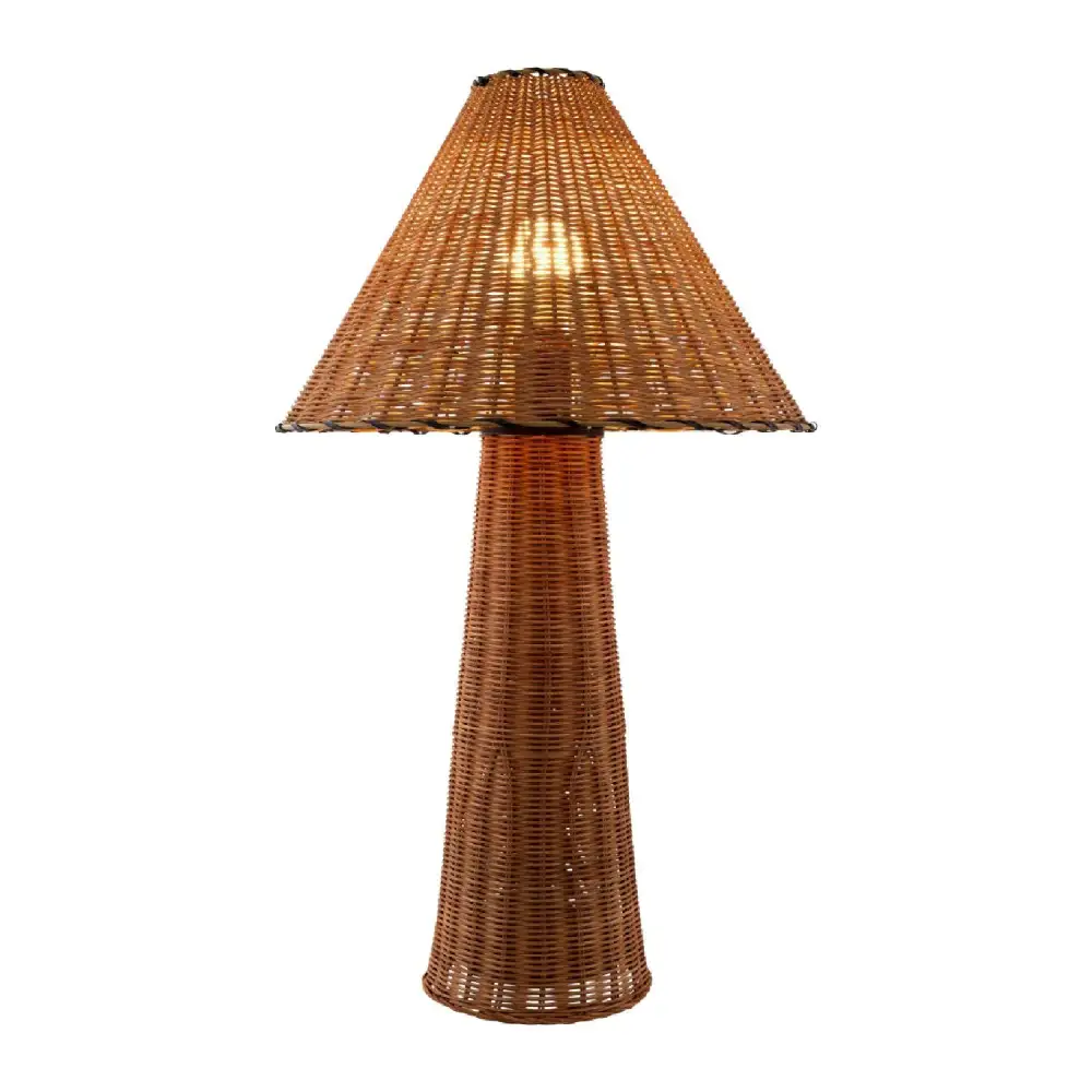 Empire Rattan Table Lamp