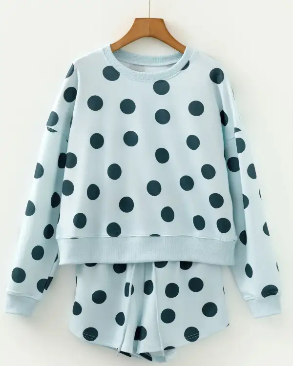 Polka Dot Two Piece Set