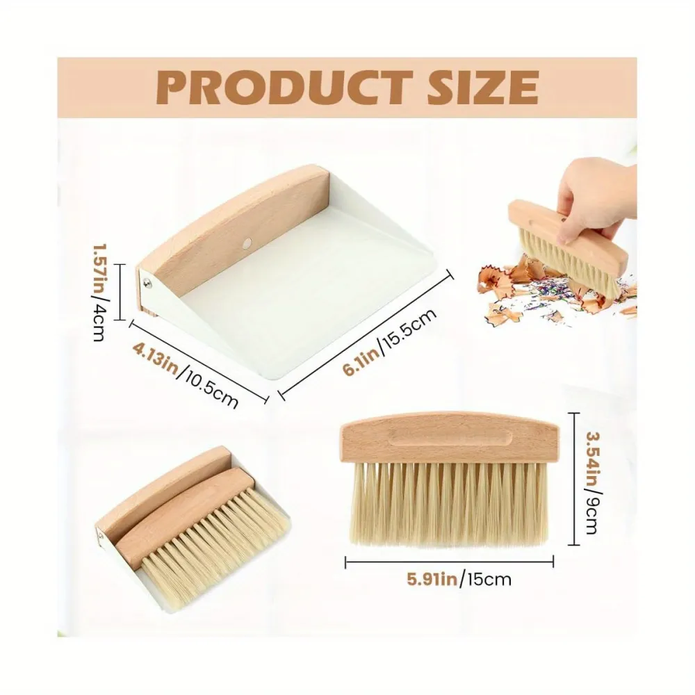 Handheld Wooden Cleaning Set