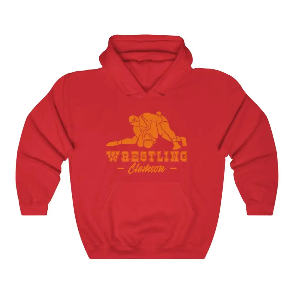 Relaxed Practice Day Wrestling Graphic Pullover Hoodie