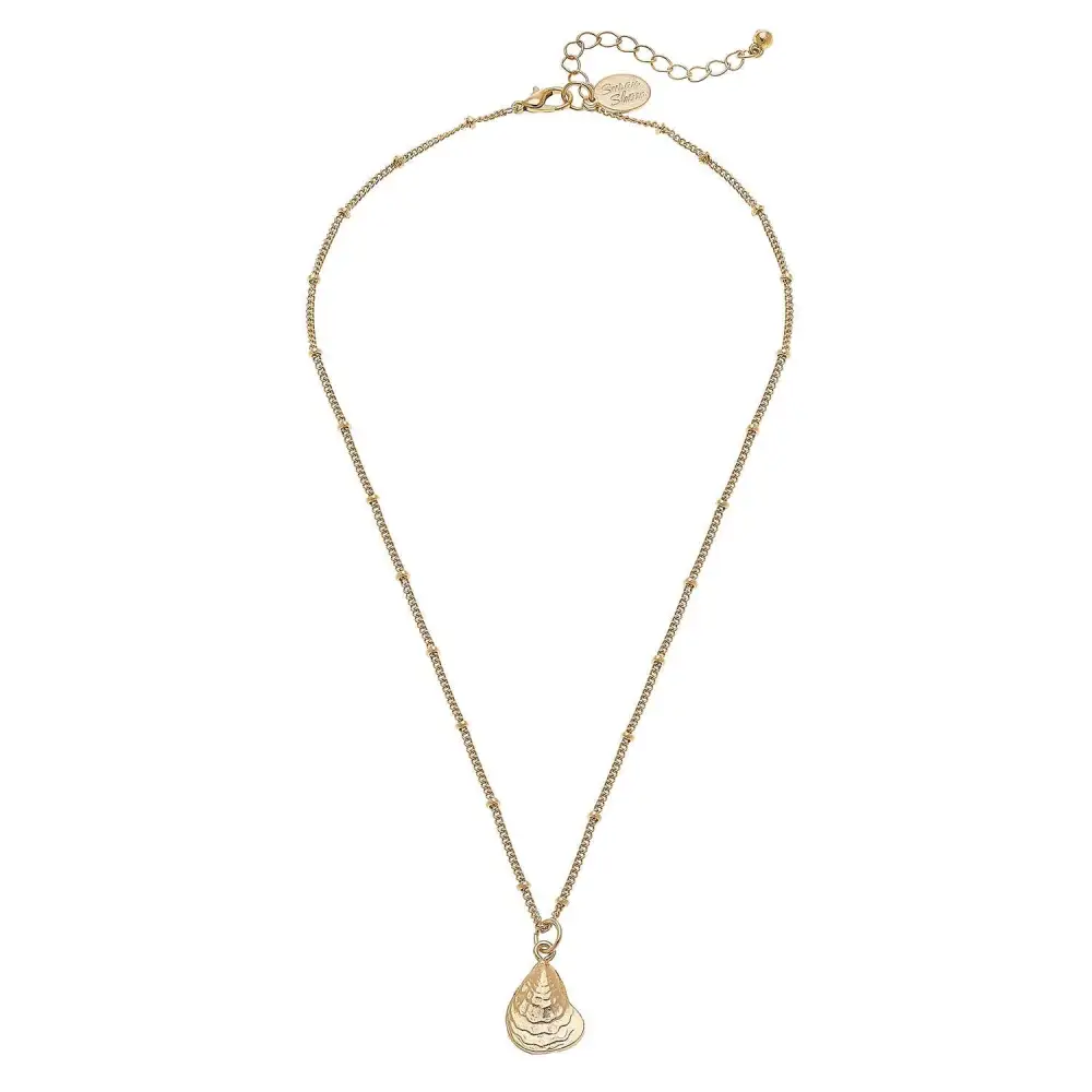 Petite Oyster Pendant Necklace
