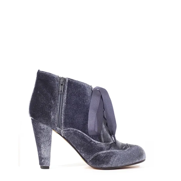 Velvet Enchanting Ankle Boots