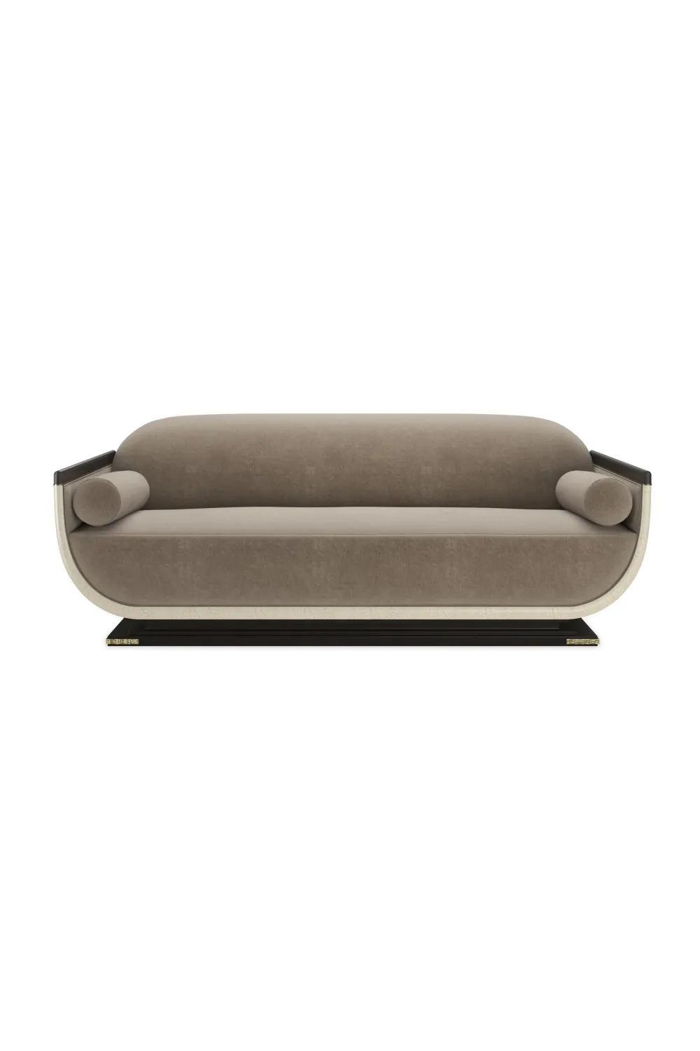 Modern Scooped-Frame Sofa