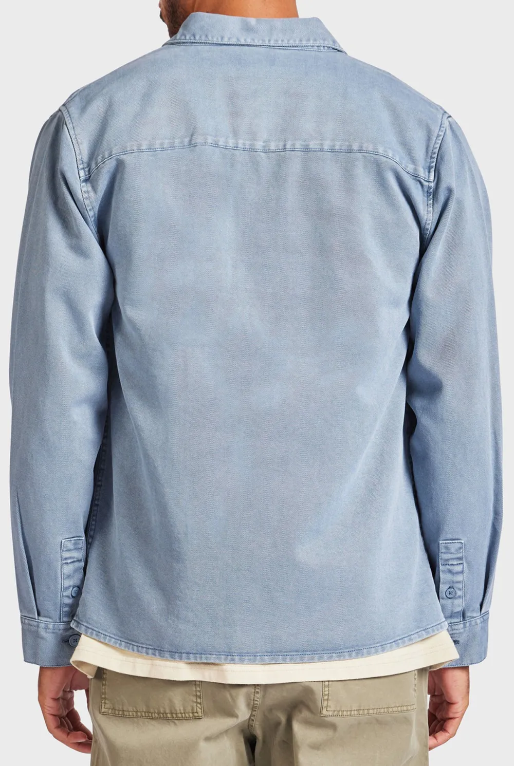 Casual Style Overshirt- Dutch blue