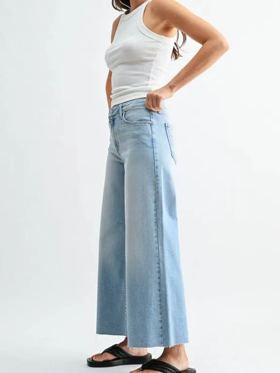 Wide Leg Relaxed Flared Everyday Jeans