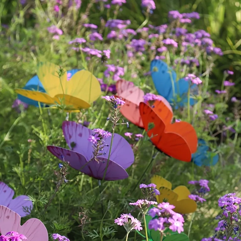 Colorful Butterfly Garden Stakes